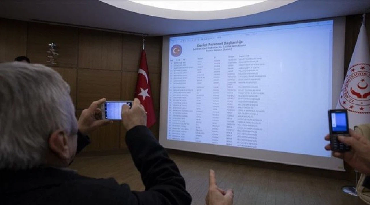 572 şehit yakını, gazi ve gazi yakınının ataması gerçekleştirildi