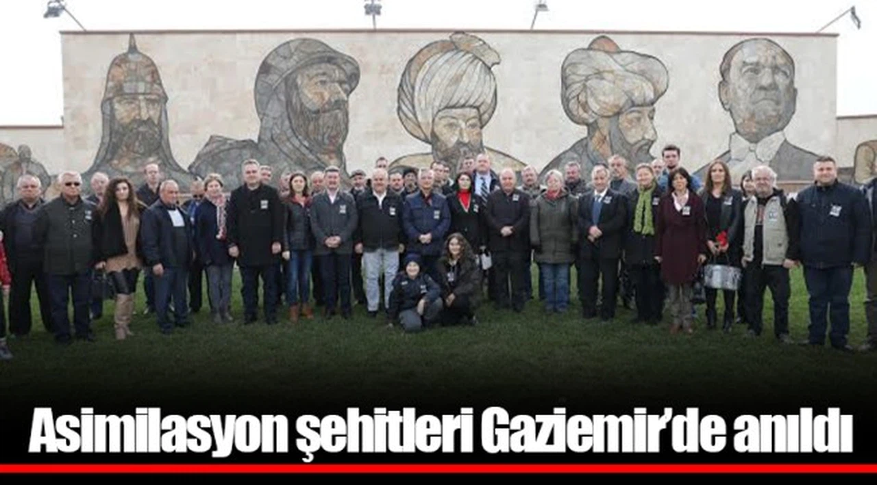 Asimilasyon şehitleri Gaziemir’de anıldı
