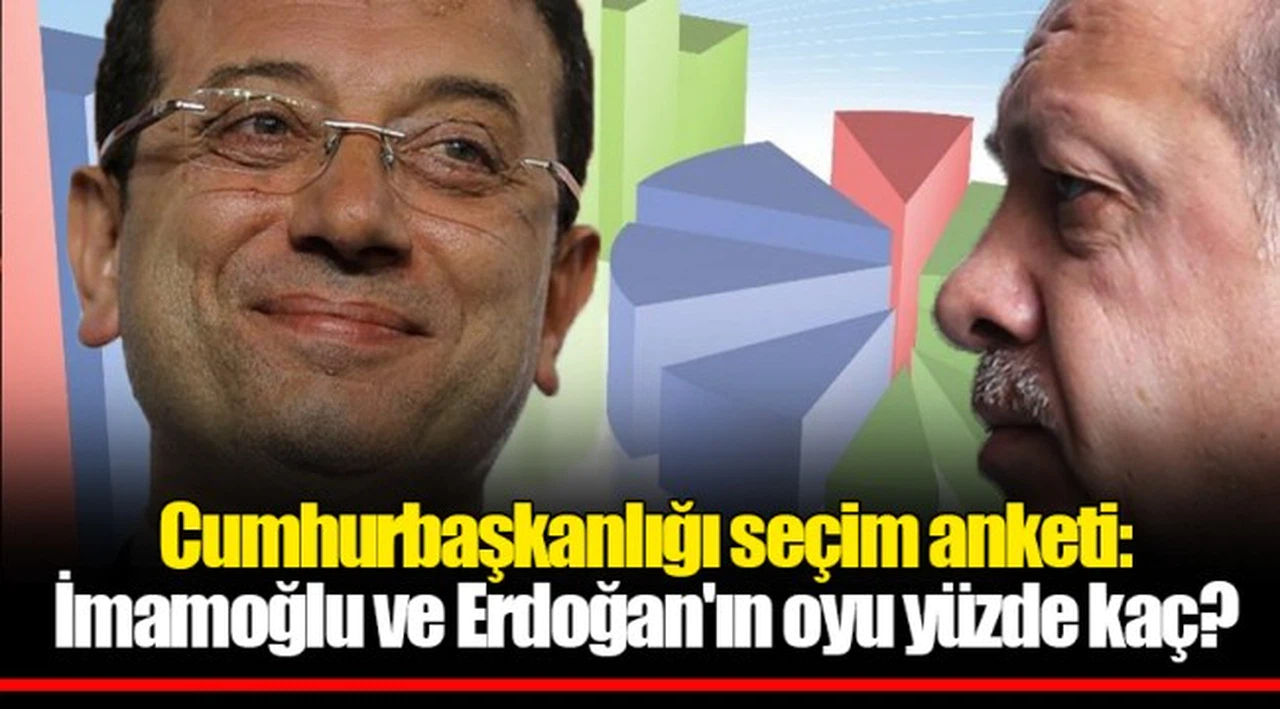 Cumhurbaşkanlığı seçim anketi: İmamoğlu ve Erdoğan'ın oyu yüzde kaç?
