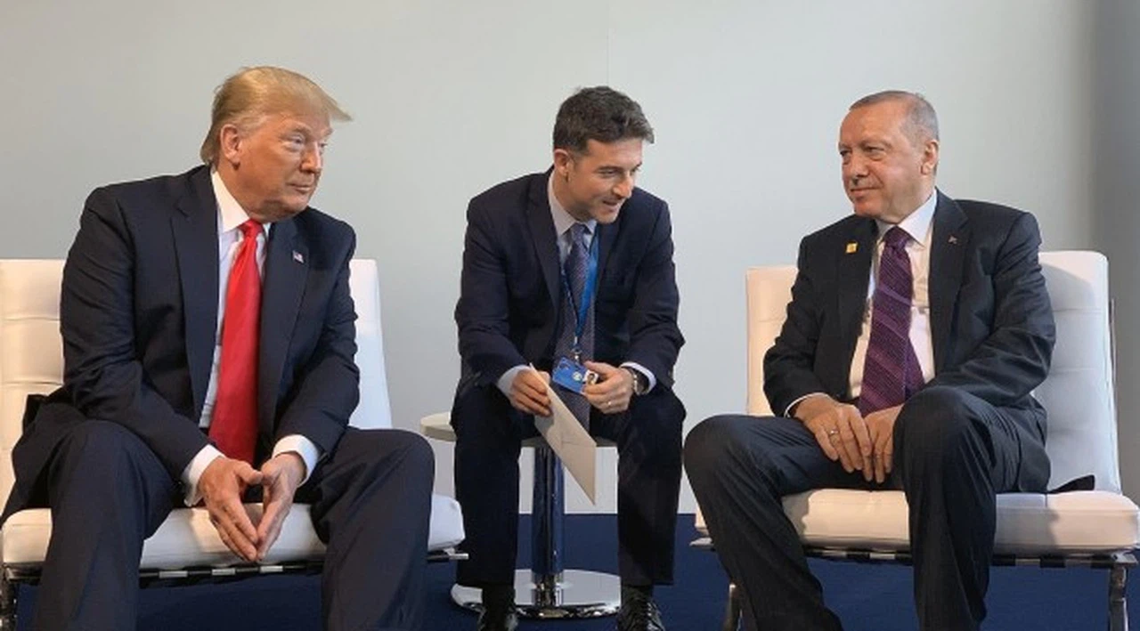 Erdoğan, NATO zirvesinde Trump ile bir araya geldi