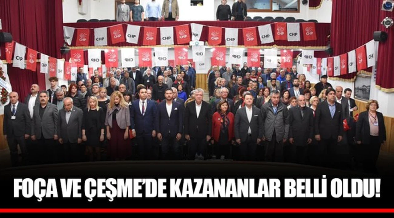 FOÇA VE ÇEŞME’DE KAZANANLAR BELLİ OLDU!
