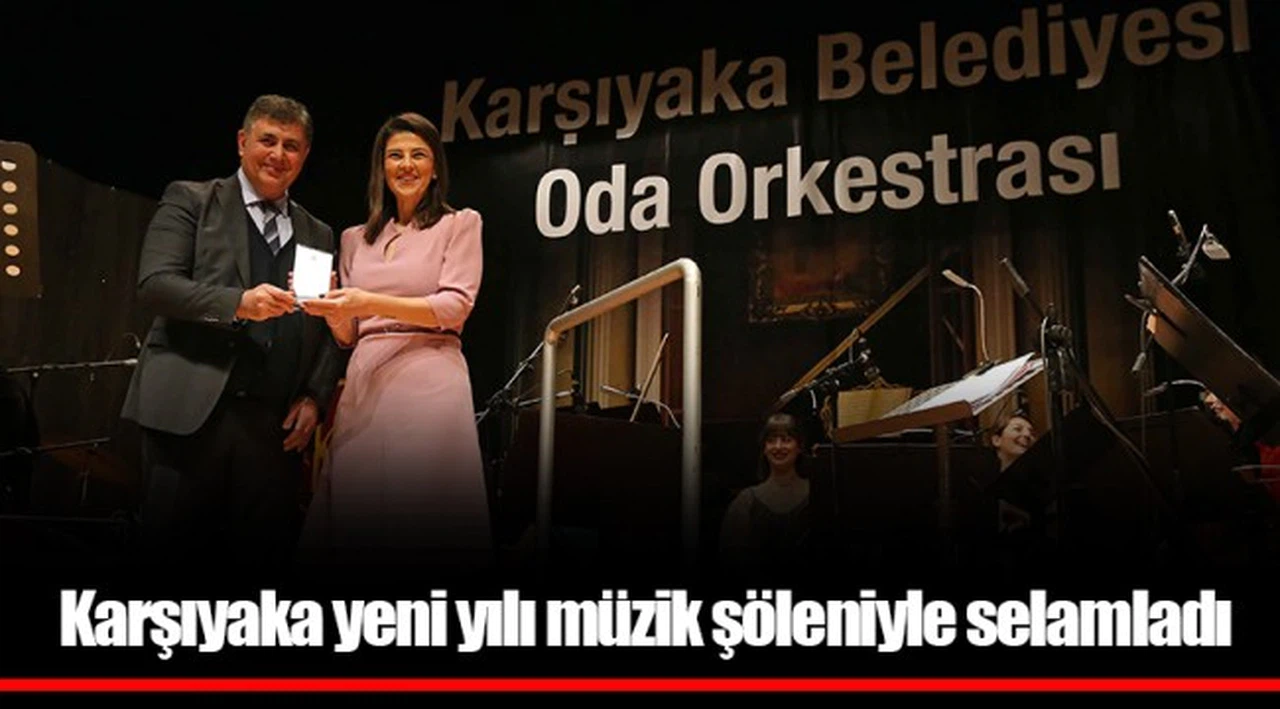 Karşıyaka yeni yılı müzik şöleniyle selamladı 