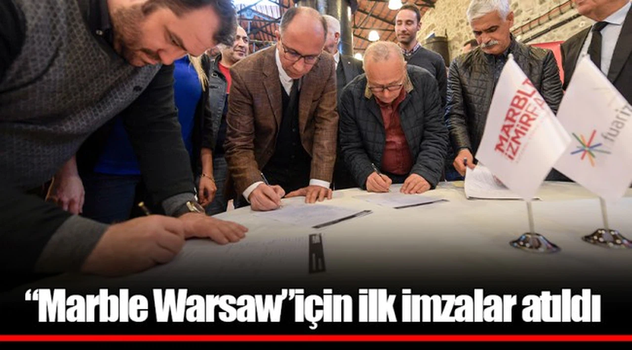 “Marble Warsaw”için ilk imzalar atıldı