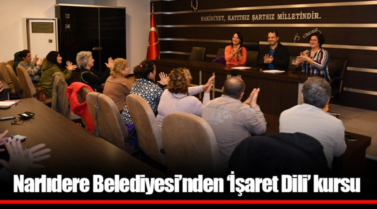 Narlıdere Belediyesi’nden ‘İşaret Dili’ kursu