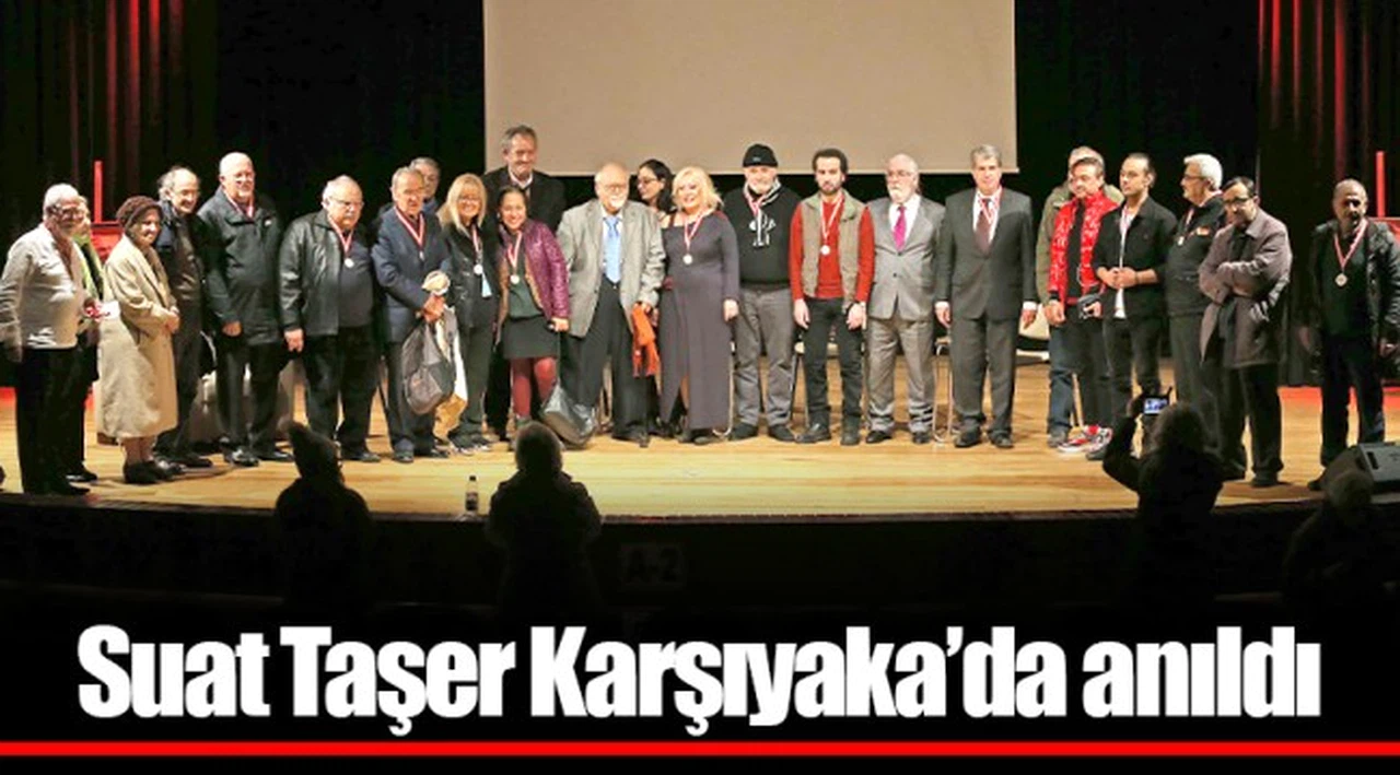 Suat Taşer Karşıyaka’da anıldı