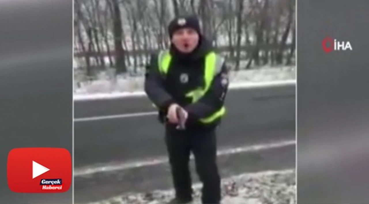Ukrayna polisi Türk tır şoförüne silah çekti
