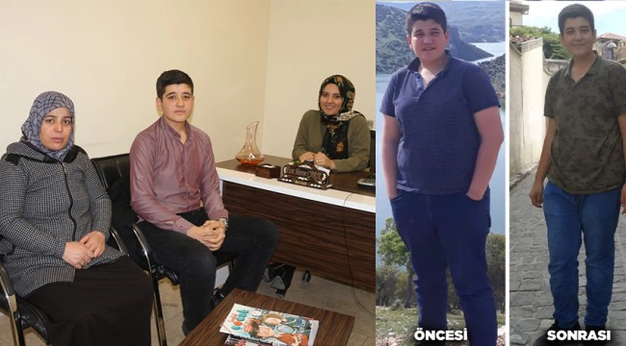 16 yaşında azmiyle 4 ayda 25 kilo verdi