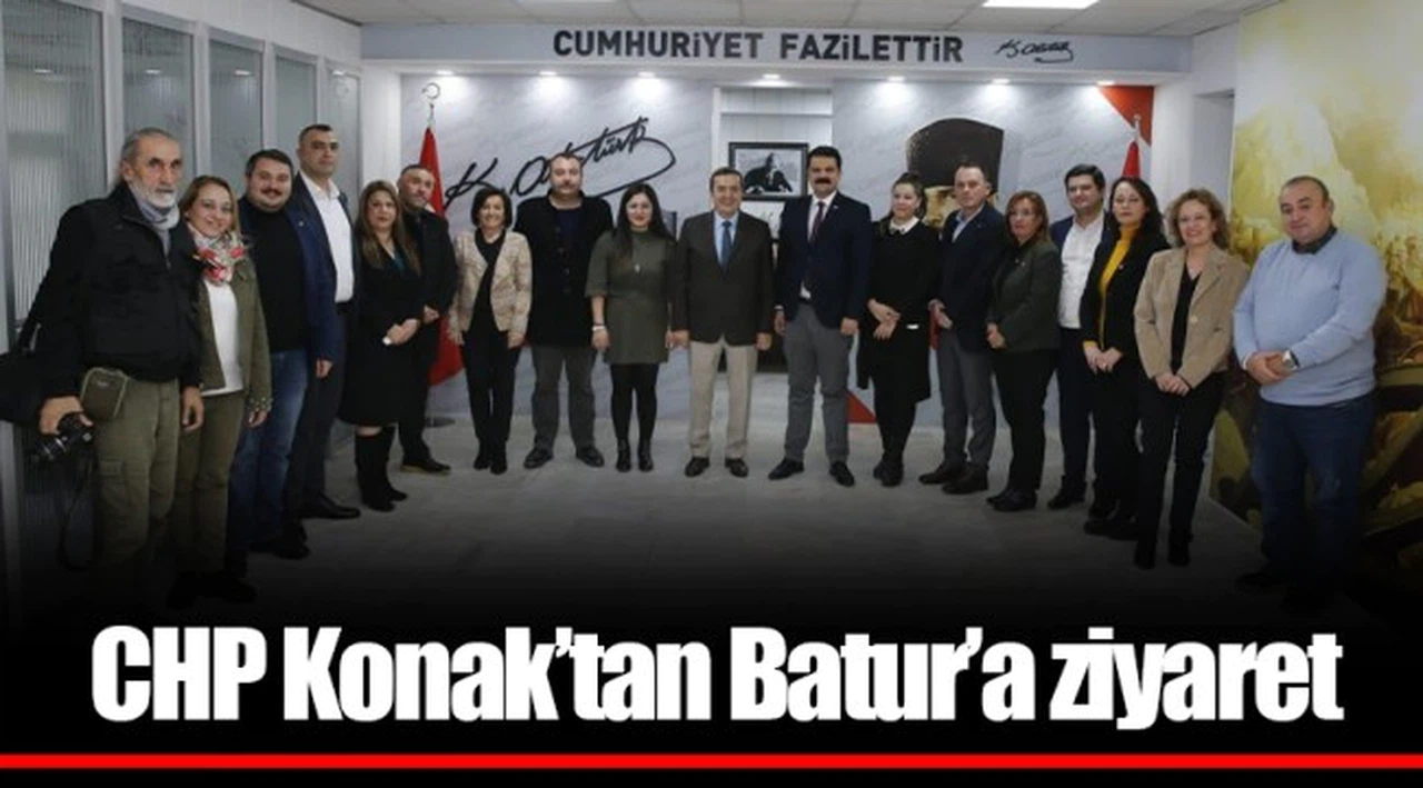 CHP Konak’tan Batur’a ziyaret