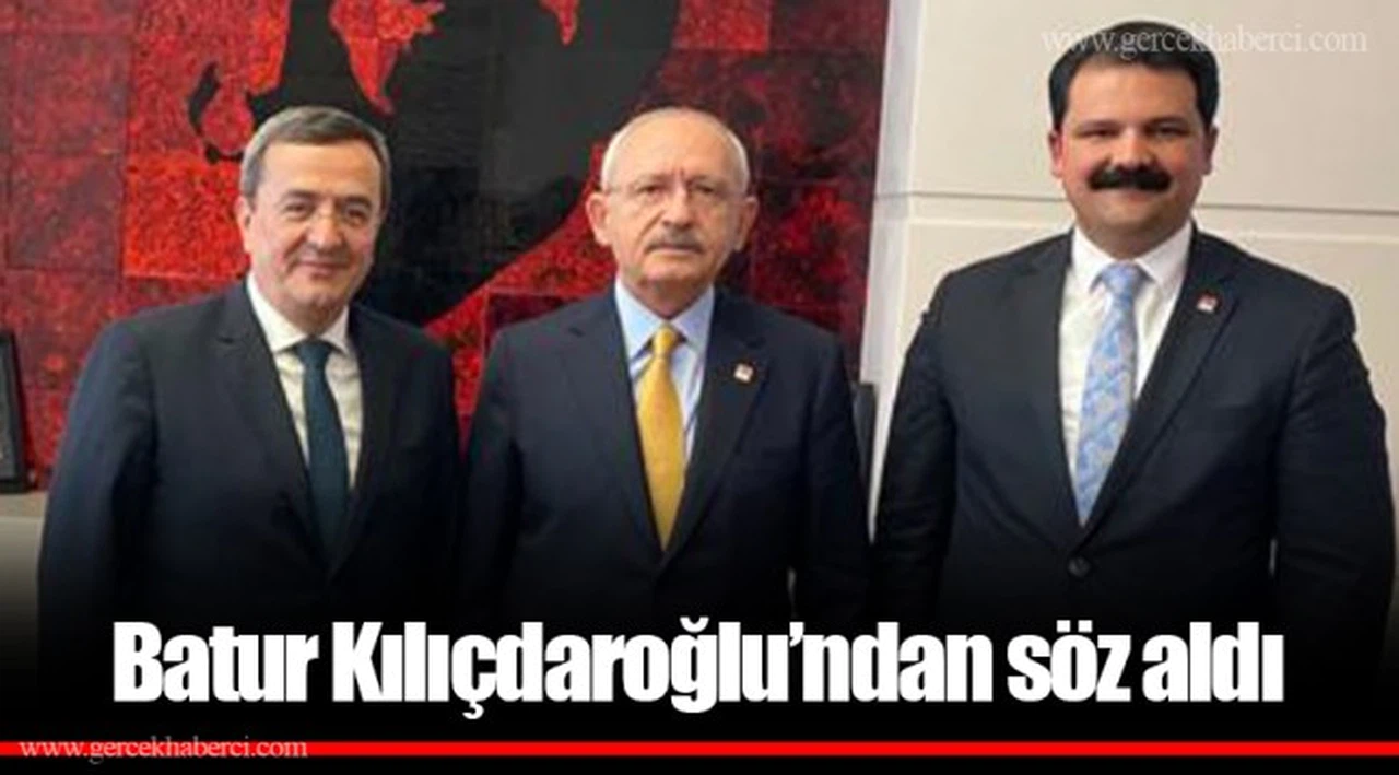 Batur Kılıçdaroğlu’ndan söz aldı