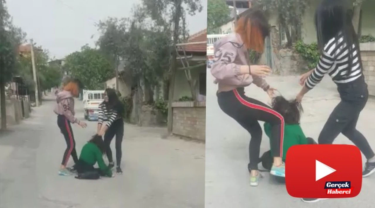 Denizli’de kız çocukları çete kurdu, kan donduran görüntüler ortaya çıktı