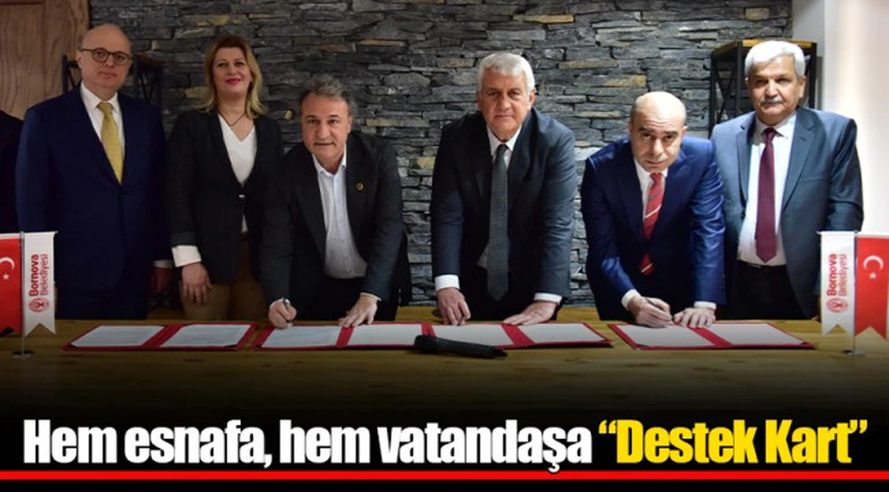 Hem esnafa, hem vatandaşa “Destek Kart”