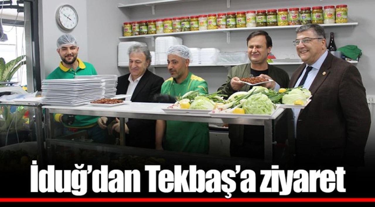 İduğ’dan Tekbaş’a ziyaret