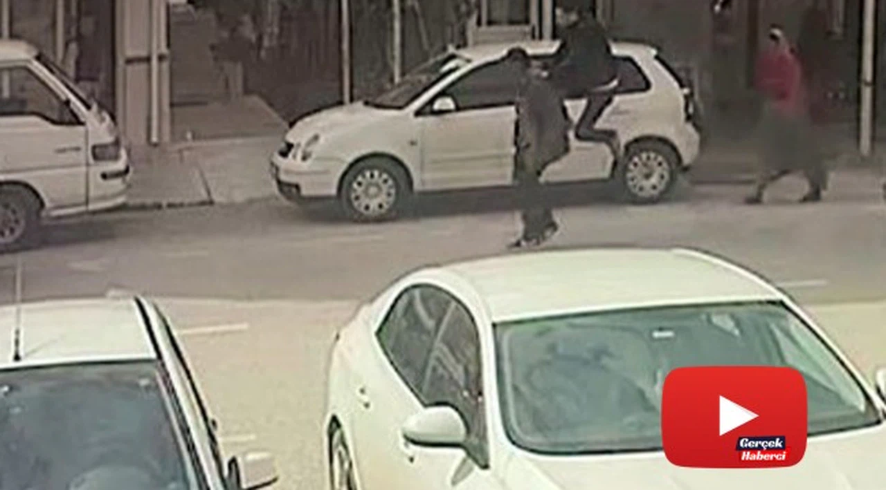 Kaçan klima hırsızını adeta uçarak yakaladı
