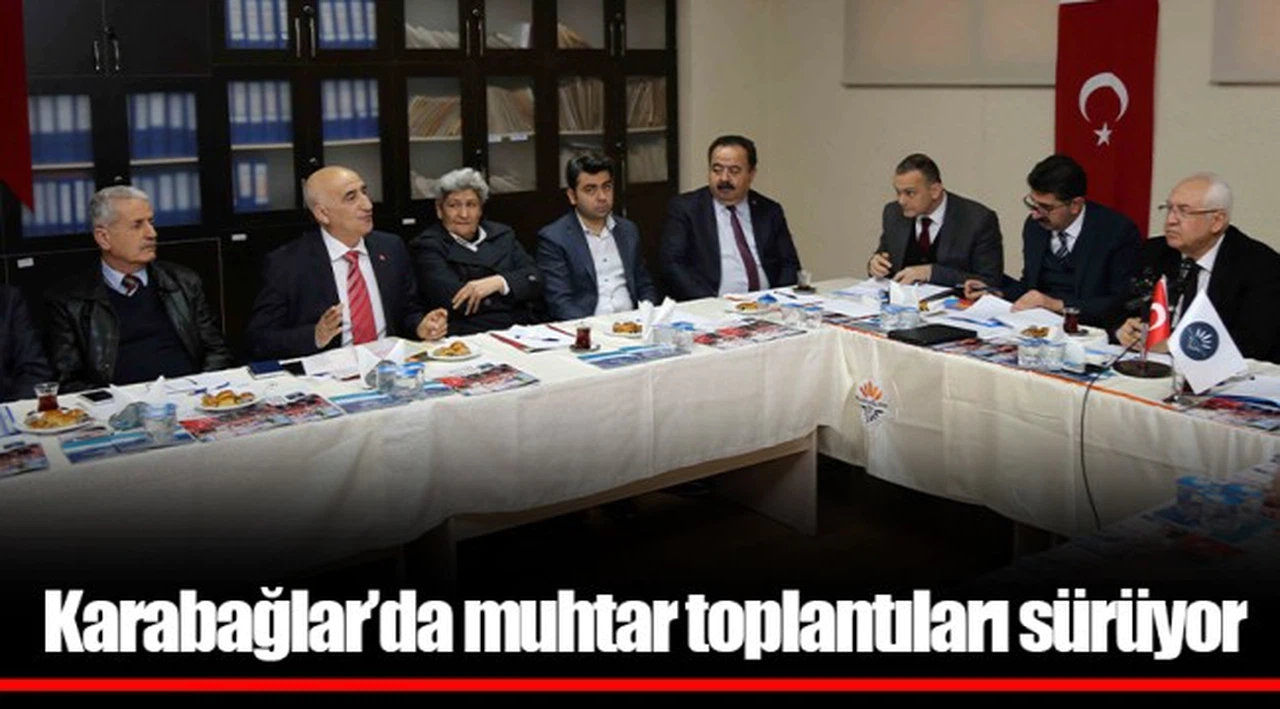 Karabağlar’da muhtar toplantıları sürüyor