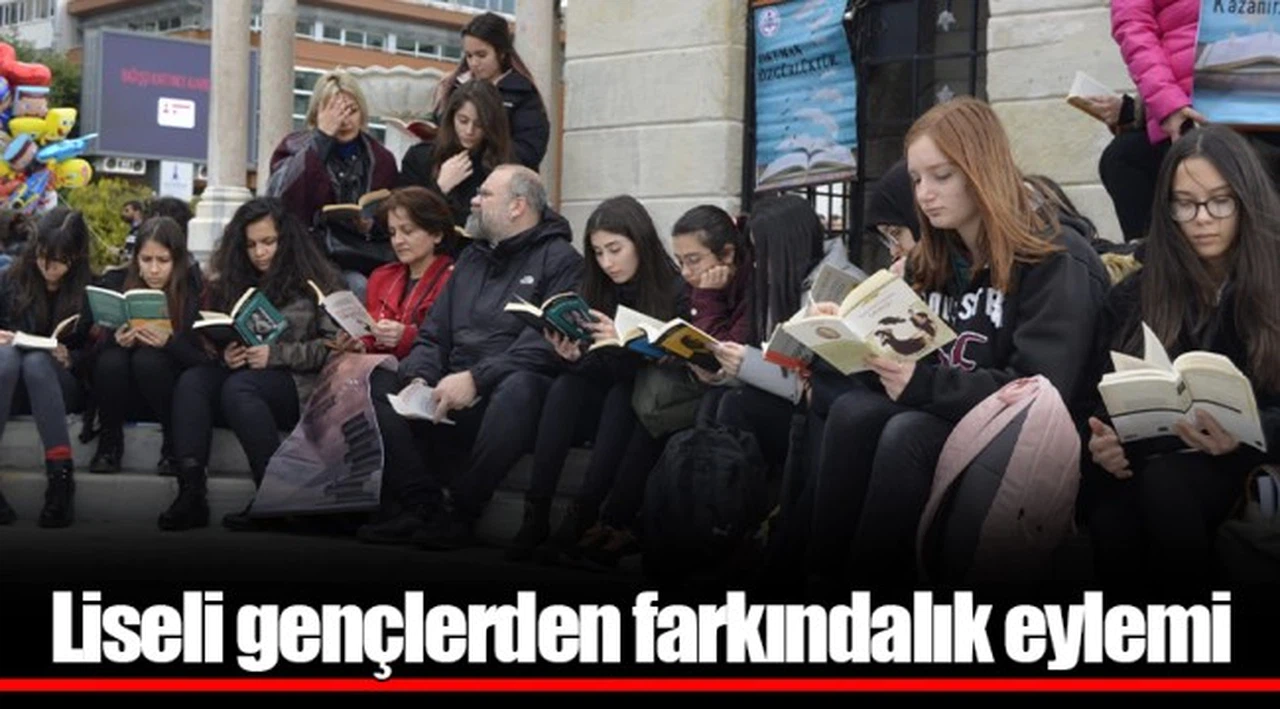 Liseli gençlerden farkındalık eylemi
