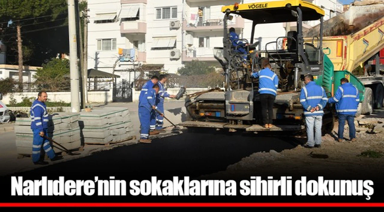 Narlıdere’nin sokaklarına sihirli dokunuş