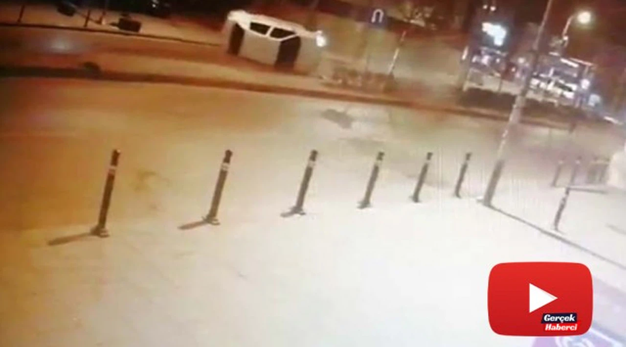 Otomobilin takla attığı kazanın yeni görüntüleri ortaya çıktı