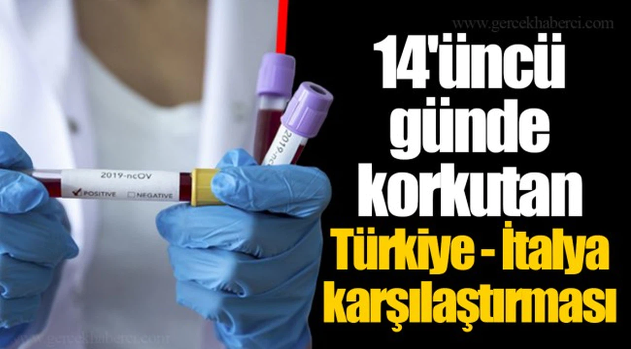 14'üncü günde korkutan Türkiye - İtalya karşılaştırması