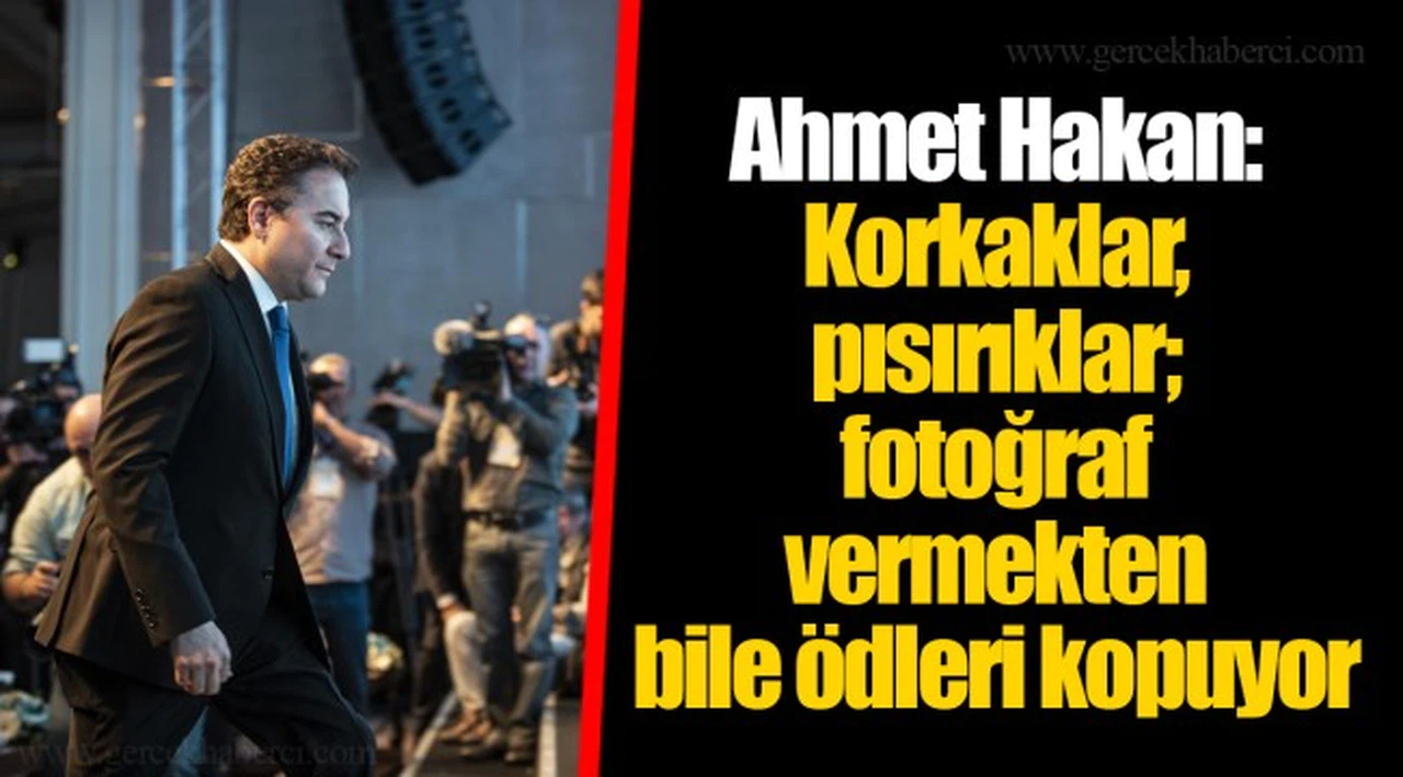 Ahmet Hakan: Korkaklar, pısırıklar; fotoğraf vermekten bile ödleri kopuyor
