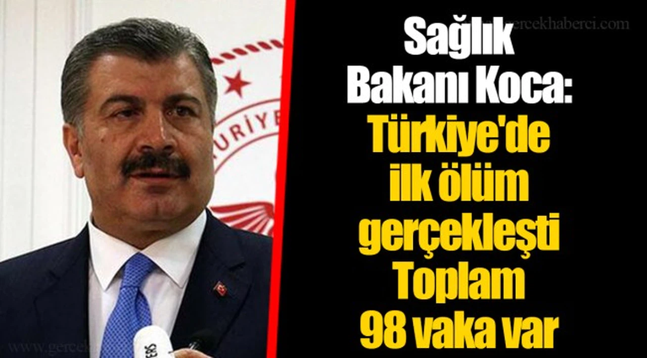 Bakan Koca, "Koronavirüsle mücadelede ilk kez bir hastayı kaybettik"
