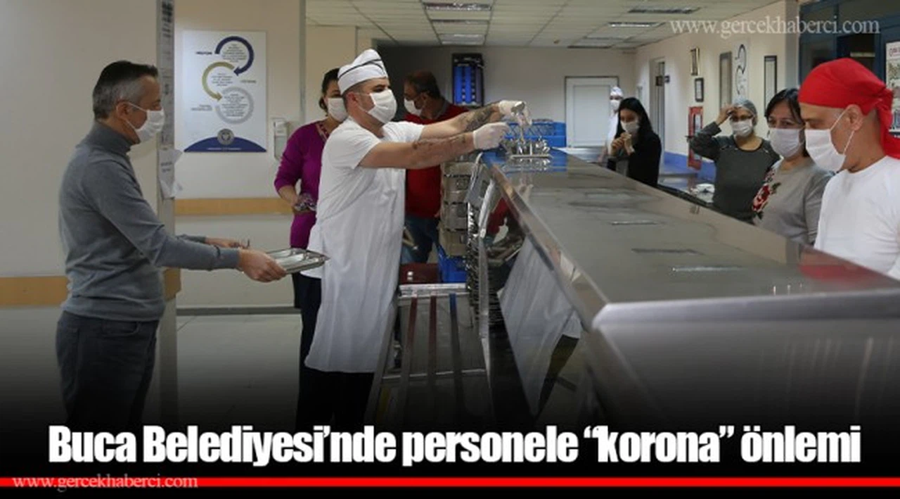 Buca Belediyesi’nde personele “korona” önlemi 