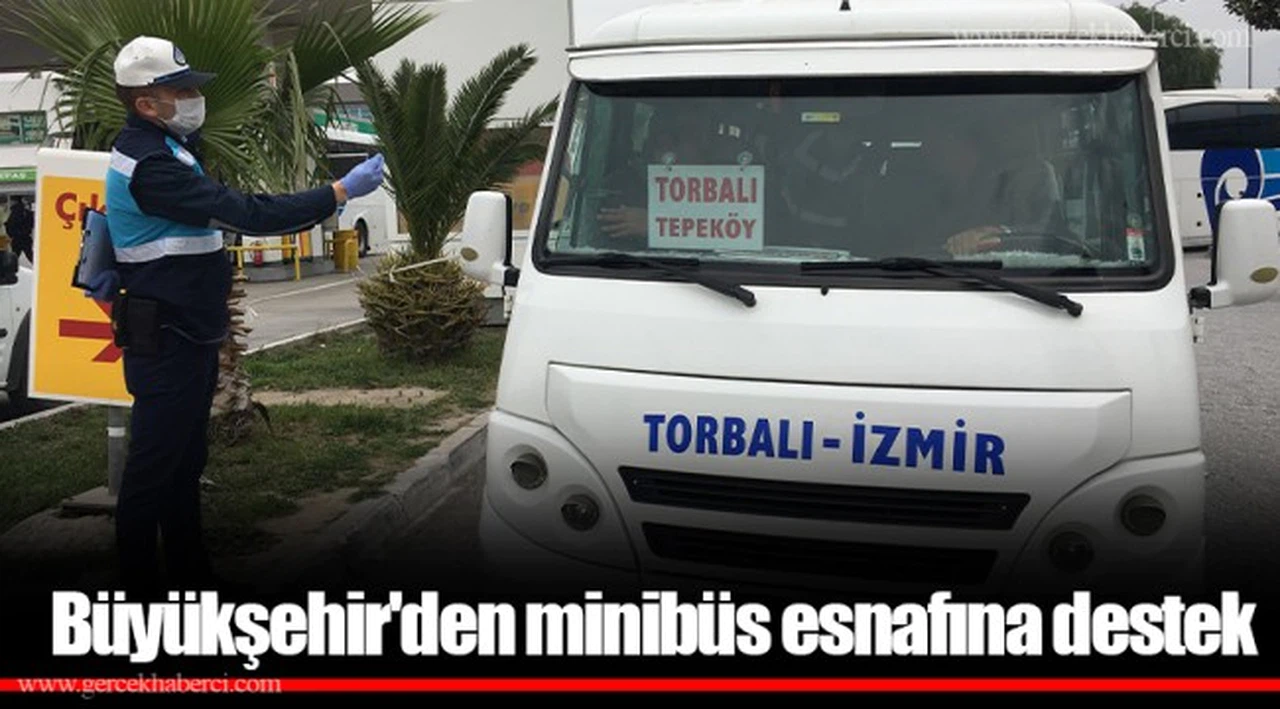 Büyükşehir'den minibüs esnafına destek