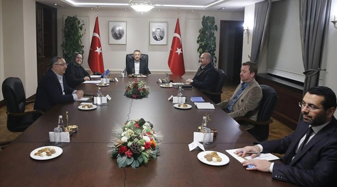 Çankaya Köşkü'nde korona virüs toplantısı
