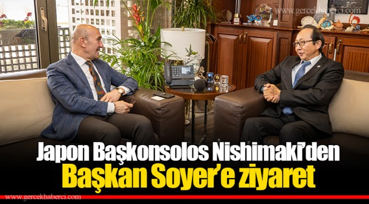 Japon Başkonsolos Nishimaki’den Başkan Soyer’e ziyaret