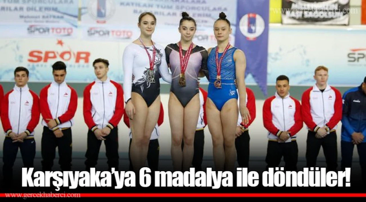 Karşıyaka’ya 6 madalya ile döndüler!