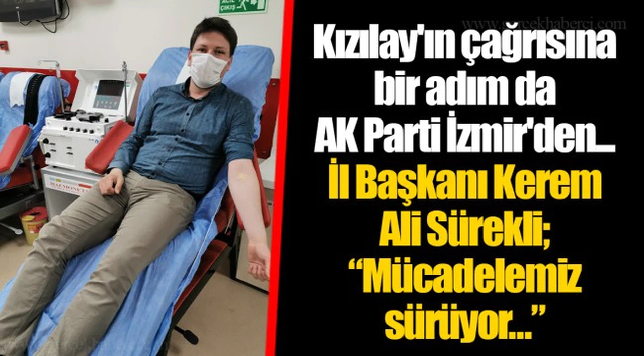 Kızılay'ın çağrısına bir adım da AK Parti İzmir'den...