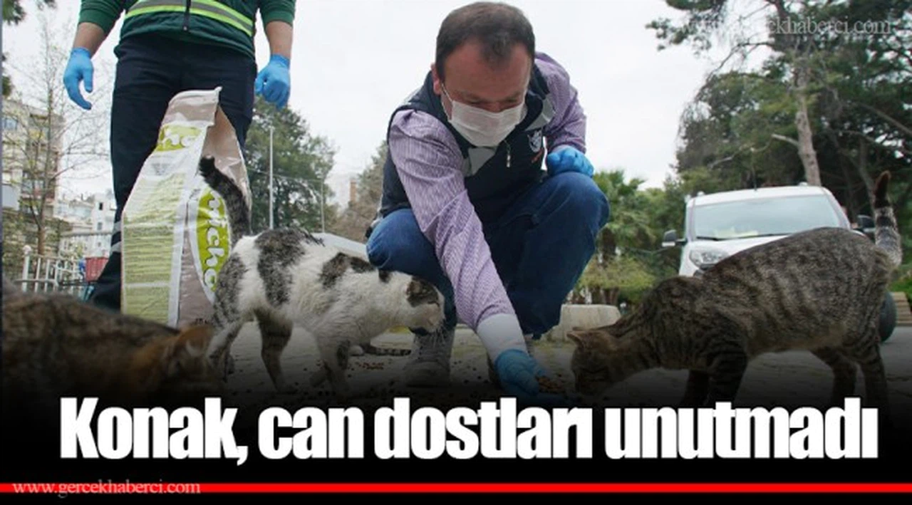 Konak, can dostları unutmadı