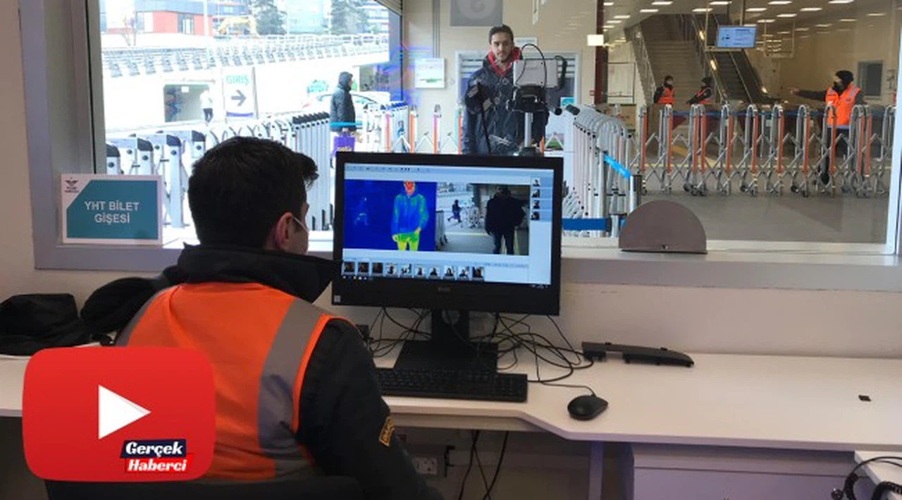 Marmaray istasyonlarında korona virüse karşı termal kamera dönemi