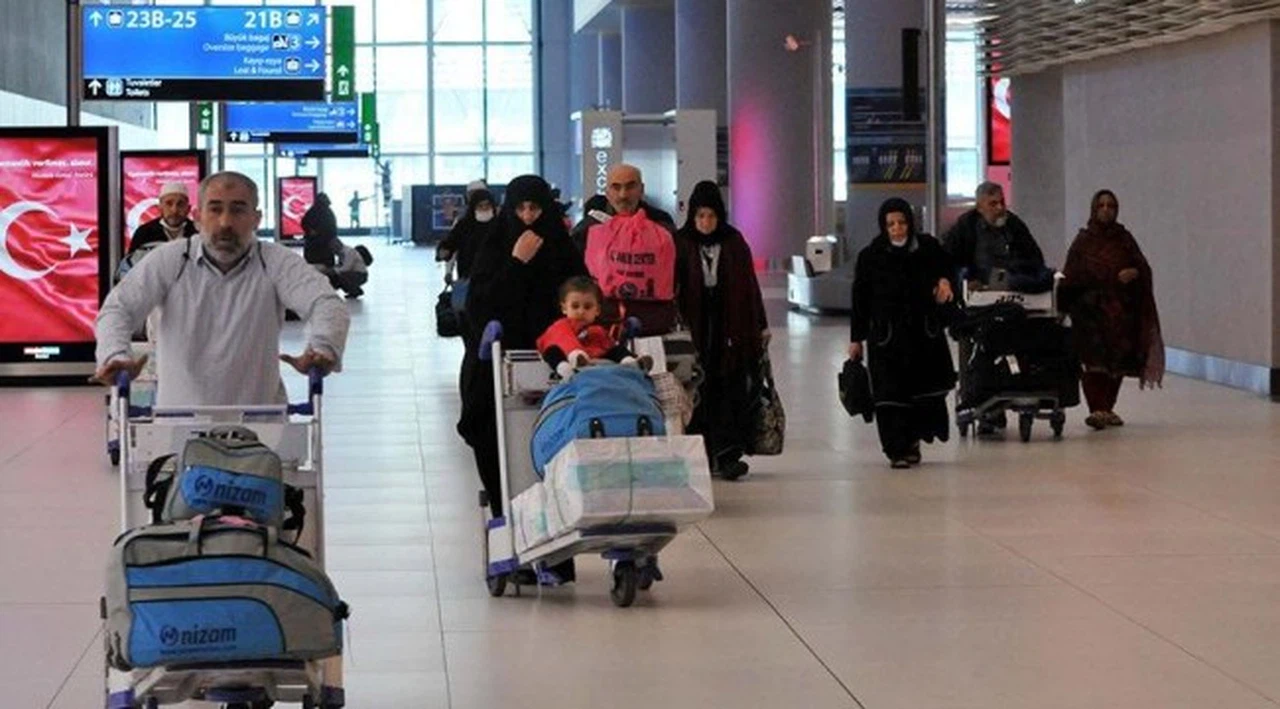 Medine’den gelen Umre yolcuları Ankara’da karantinaya alındı