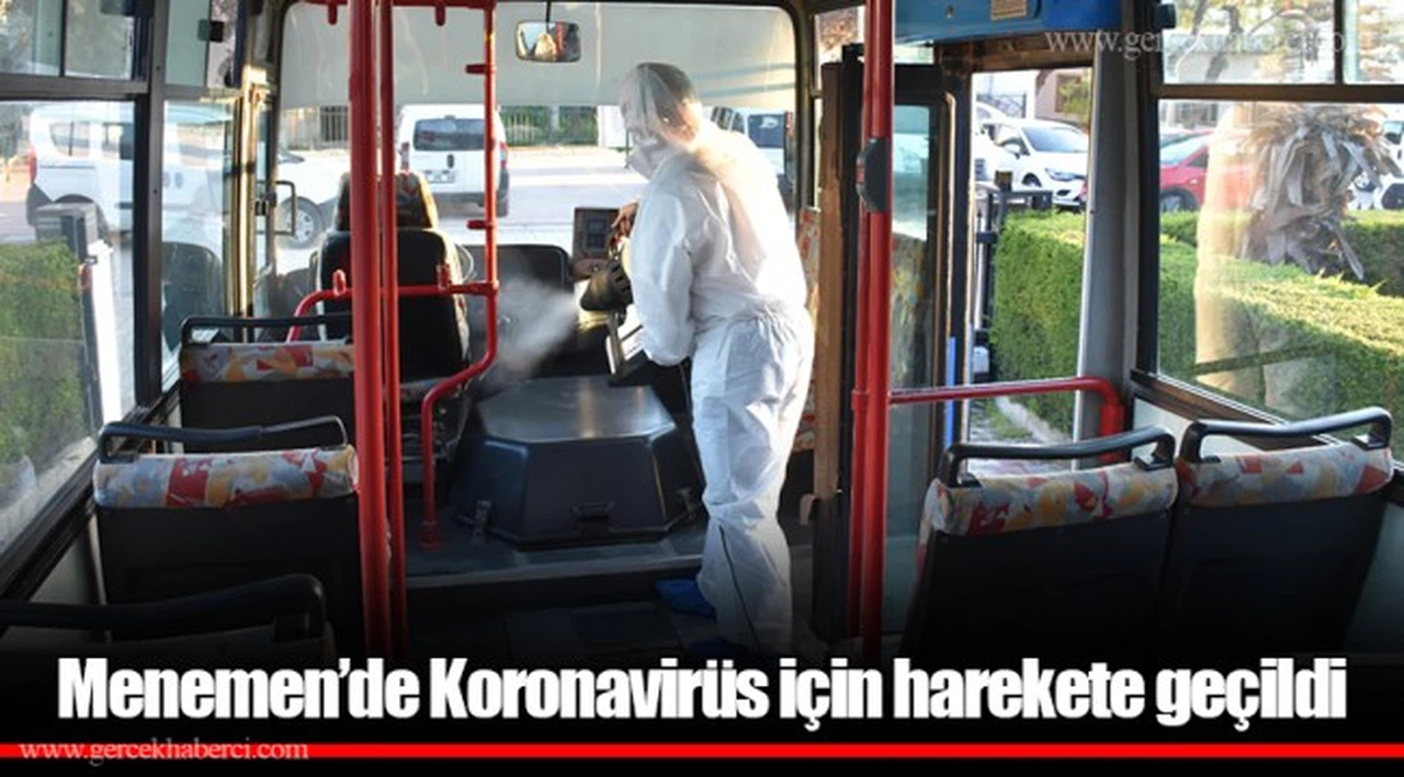 Menemen’de Koronavirüs için harekete geçildi