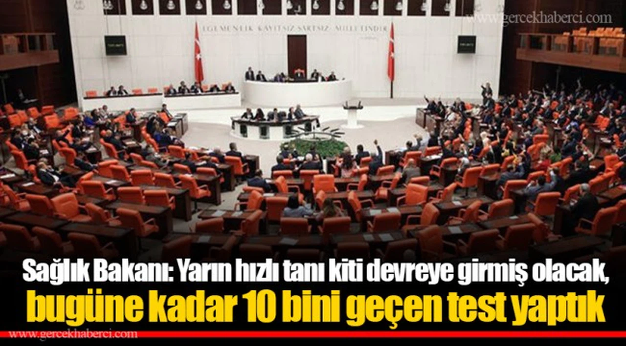 Sağlık Bakanı: Yarın hızlı tanı kiti devreye girmiş olacak, bugüne kadar 10 bini geçen test yaptık