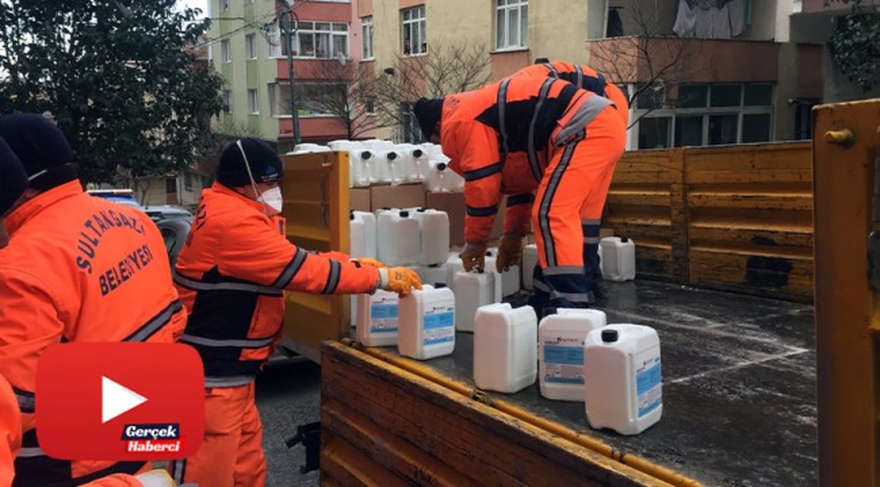 Sahte dezenfektan operasyonunda 8 gözaltı