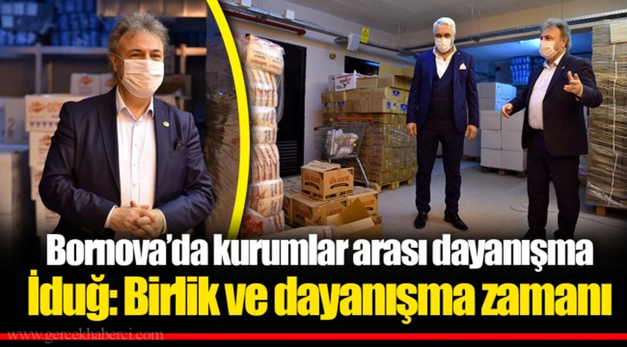 Bornova’da kurumlar arası dayanışma