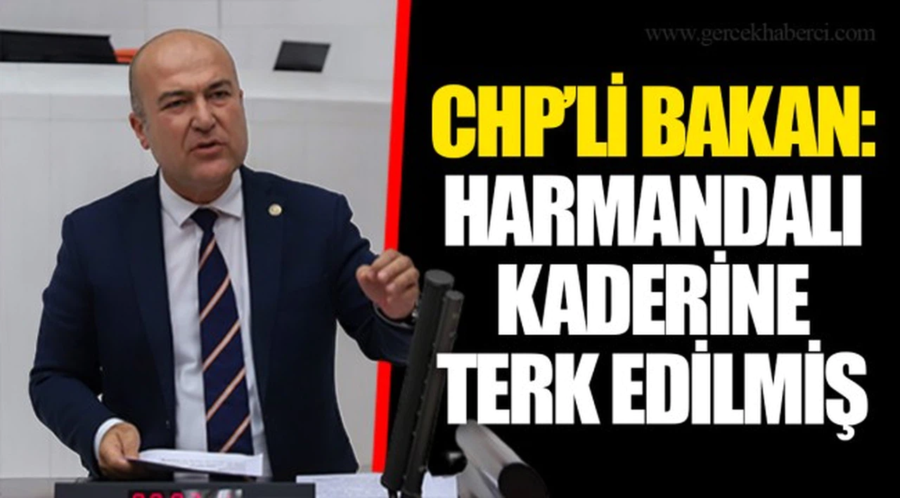 CHP’Lİ BAKAN: HARMANDALI KADERİNE TERK EDİLMİŞ