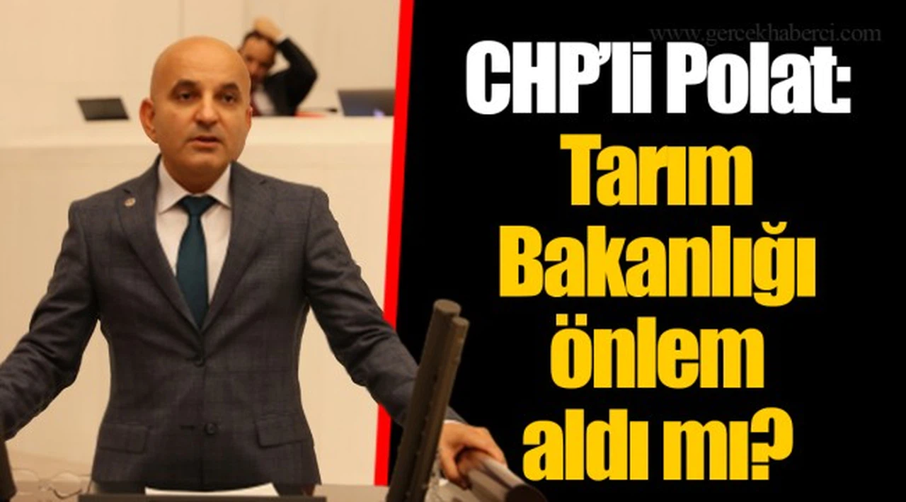 CHP’li Polat: Tarım Bakanlığı önlem aldı mı?