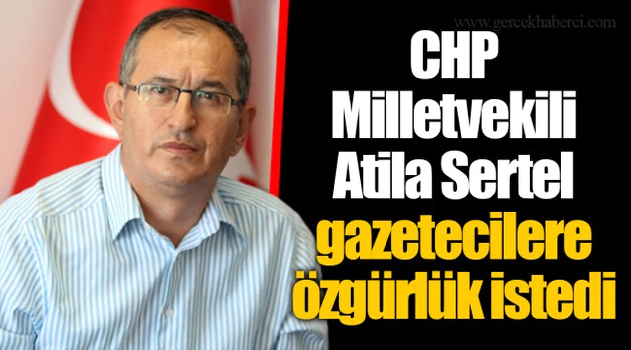 CHP Milletvekili Atila Sertel gazetecilere özgürlük istedi