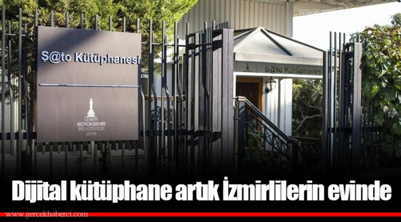 Dijital kütüphane artık İzmirlilerin evinde