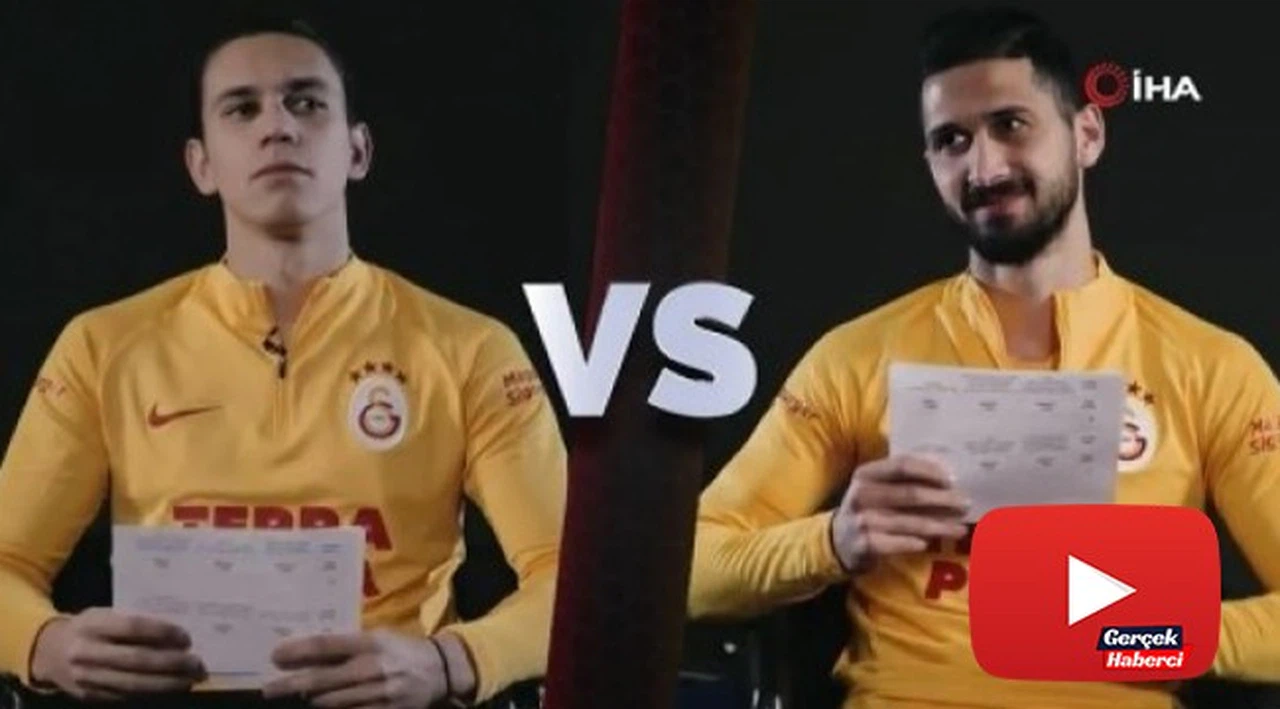 Emre Akbaba ile Taylan Antalyalı, takım arkadaşlarını bilmeye çalıştı