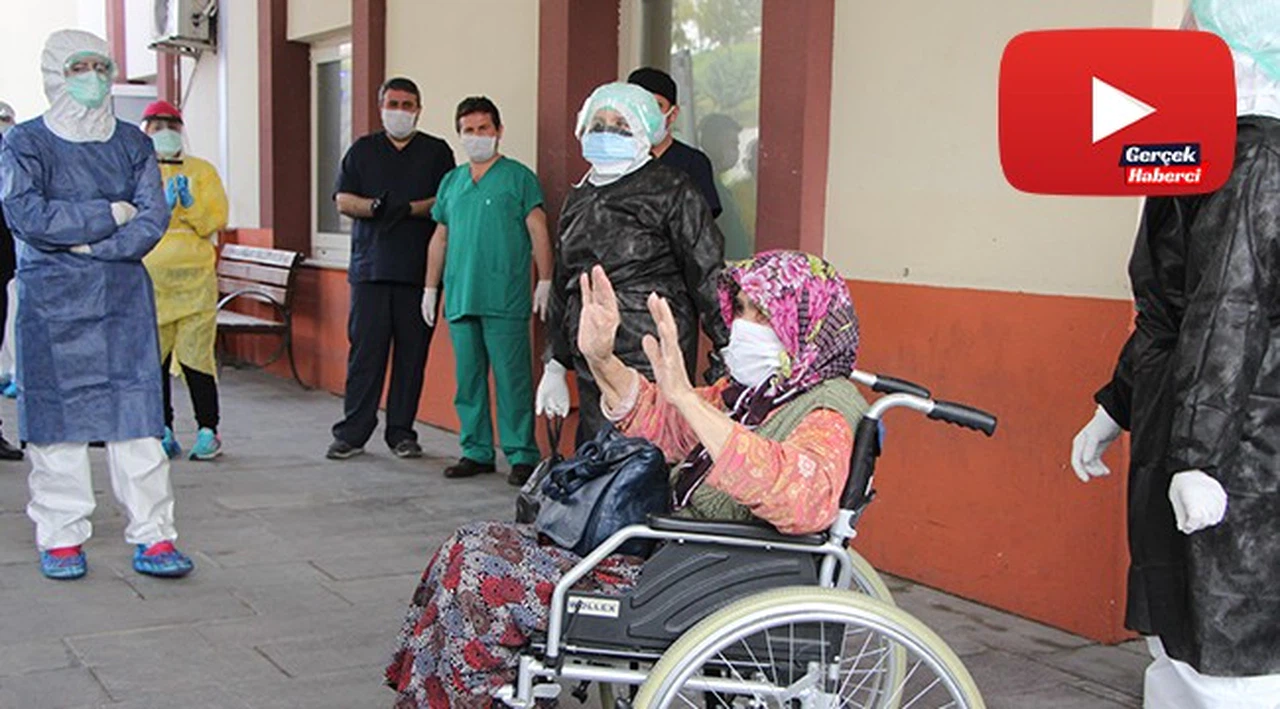 Hastanede ziyaret ettiği oğlundan virüs kapan 83 yaşındaki Ayşe Nine korona savaşını kazandı