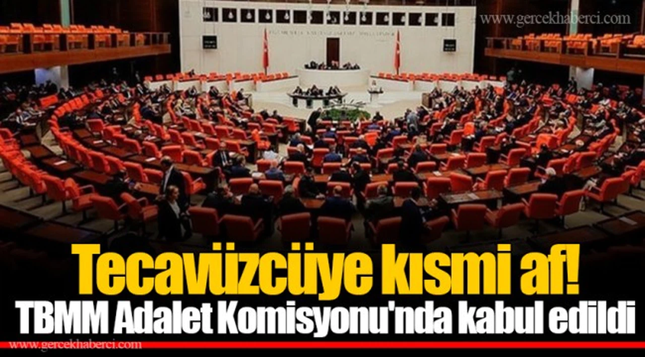 Tecavüzcüye kısmi af! TBMM Adalet Komisyonu'nda kabul edildi