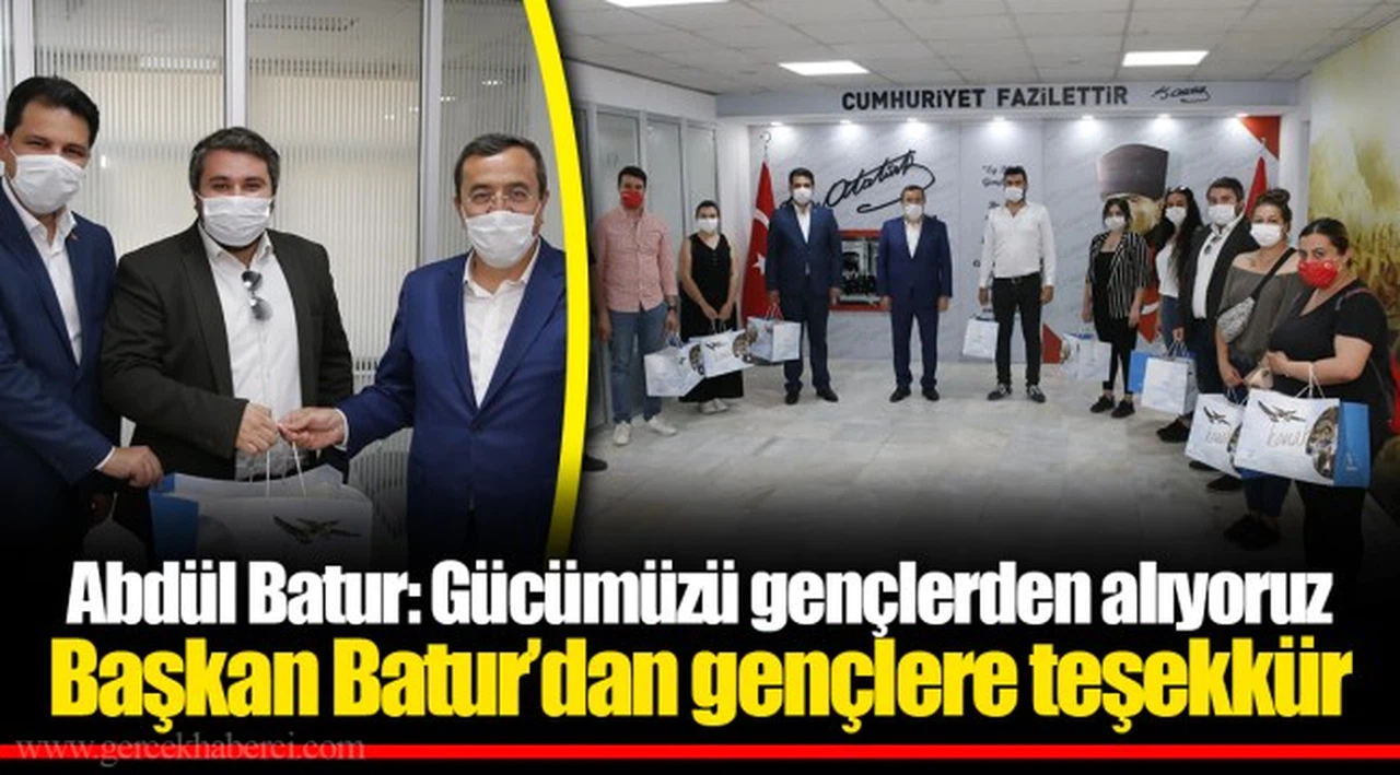 Abdül Batur: Gücümüzü gençlerden alıyoruz