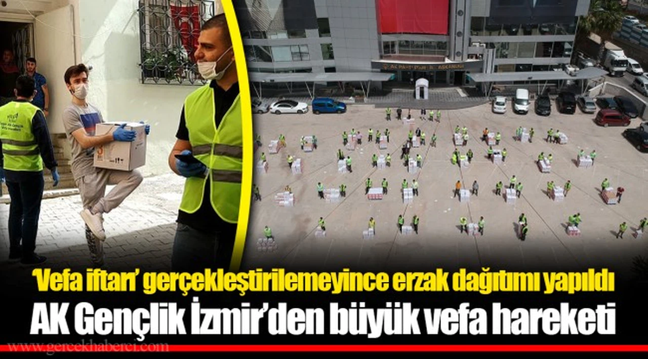 AK Gençlik İzmir’den büyük vefa hareketi
