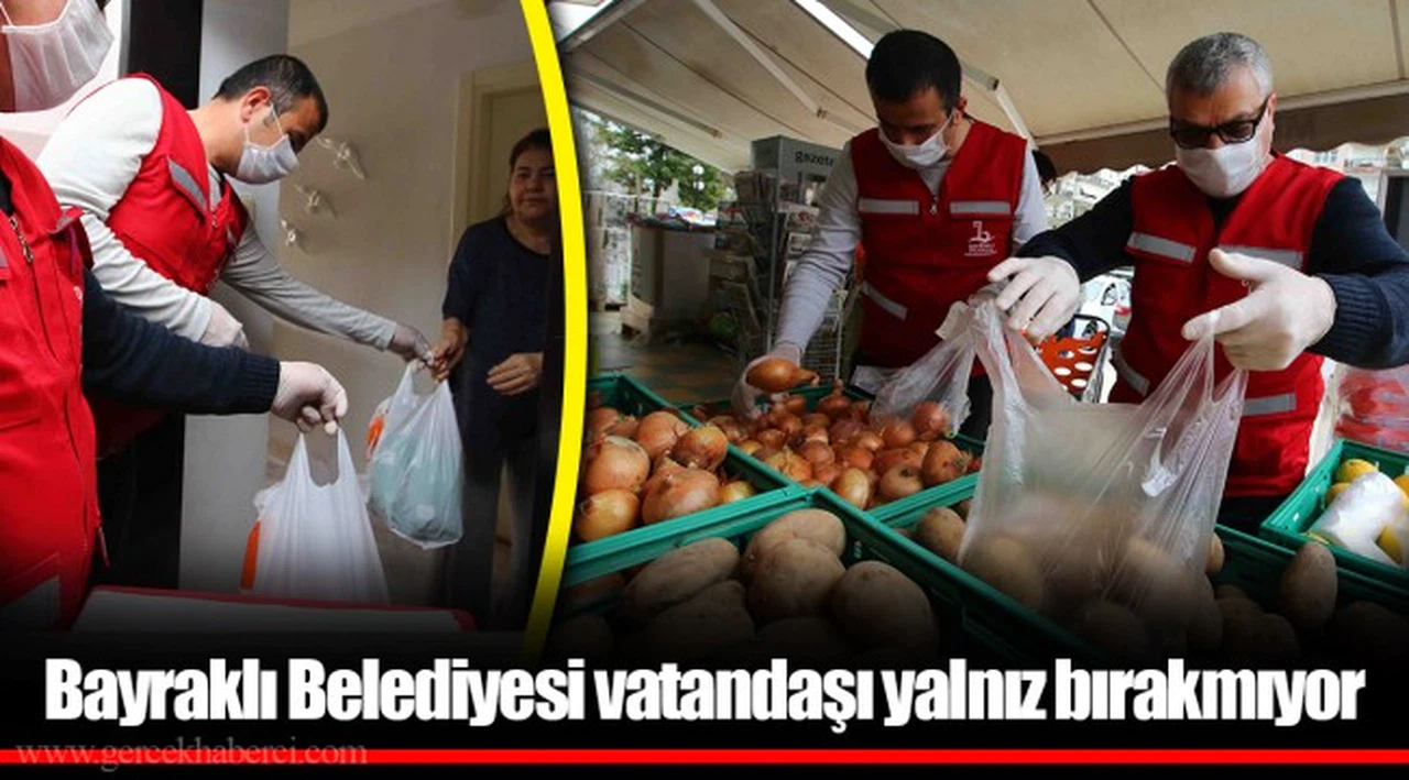 Bayraklı Belediyesi vatandaşı yalnız bırakmıyor