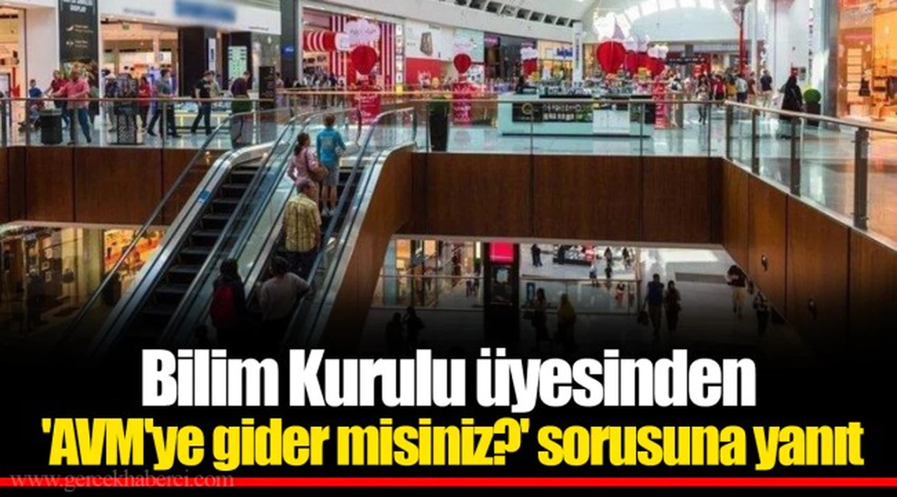 Bilim Kurulu üyesinden 'AVM'ye gider misiniz?' Sorusuna yanıt