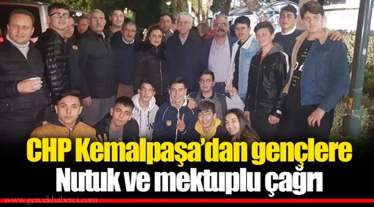 CHP Kemalpaşa’dan gençlere Nutuk ve mektuplu çağrı