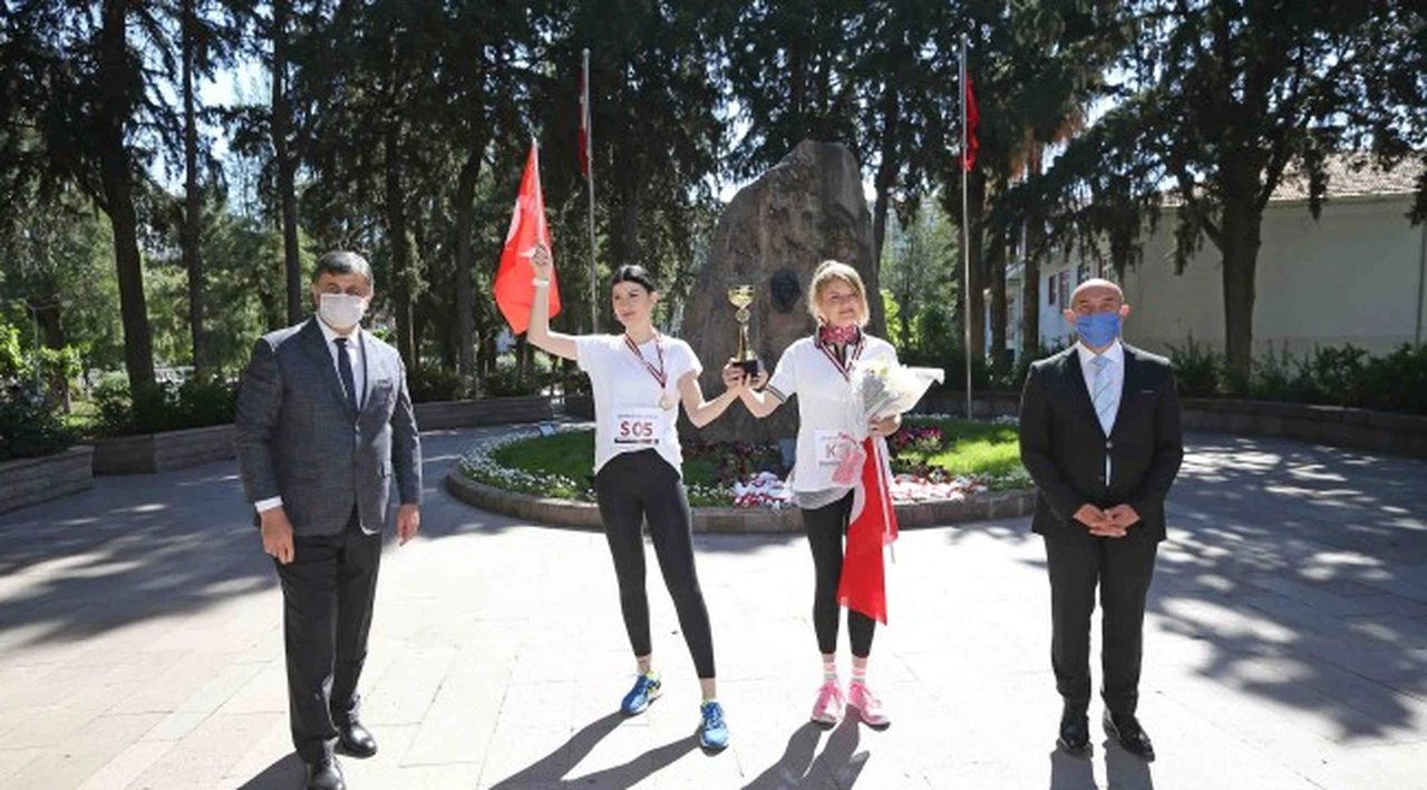 Geleneksel koşu unutulmadı